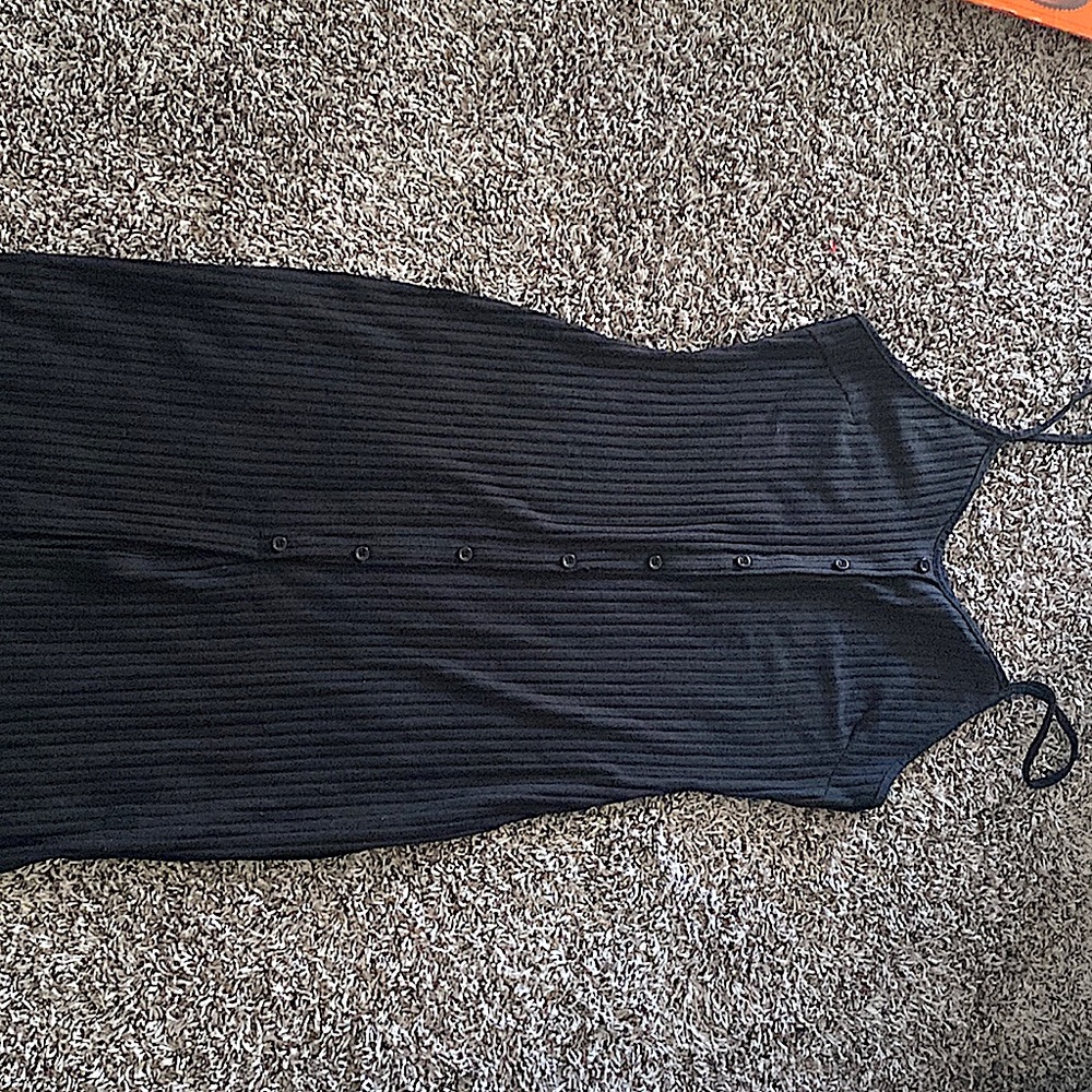 Casual Black Dress